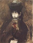 Edouard Manet, Jeune femme voilee (mk40)